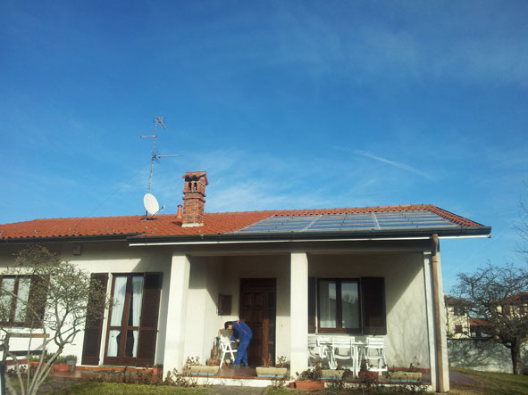 Impianto Fotovoltaico Privato a Cuggiono