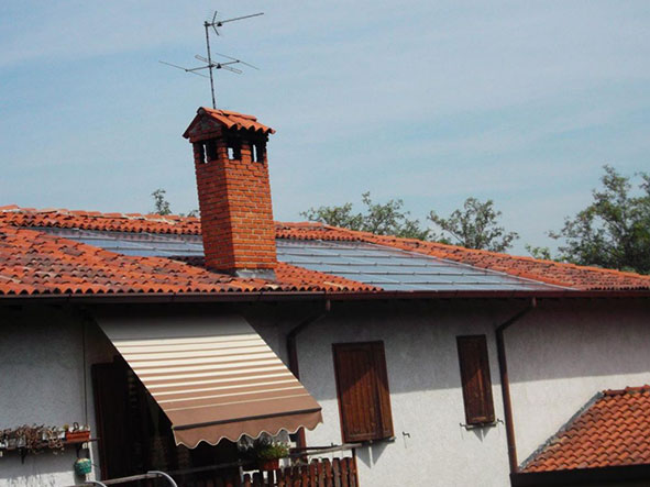 Impianto fotovoltaico privato a Inverigo